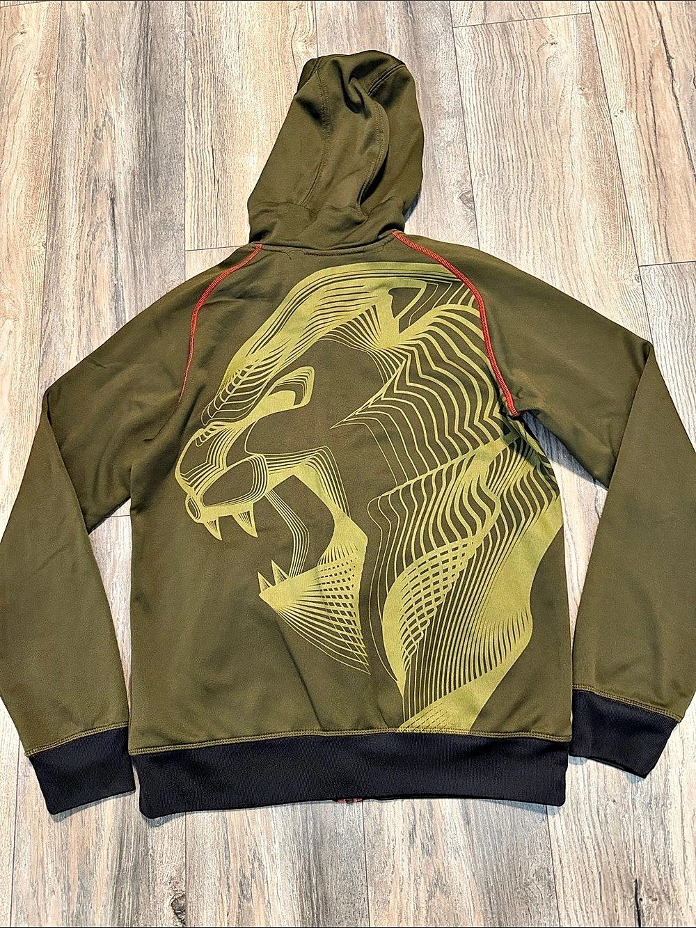 Nike Therma-FIT Men's Hooded Jacket Green & Black Small